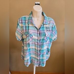 Harley Davidson women's snap shirts lot of 2